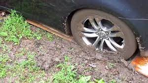 Once you get free from your sticky situation, make some time to wash your car as soon as you can. Harry S Car Stuck In Mud Youtube