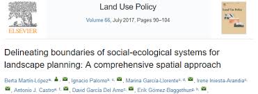 The focus of our research is on solving problems to do with the responsible use of landscapes and forests and a prudent approach to natural hazards, especially those common in mountainous countries. Bc3 Journal Article Delineating Boundaries Of Social Ecological Systems For Landscape Planning A Comprehensive Spatial Approach Bc3 Basque Centre For Climate Change Klima Aldaketa Ikergai