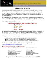We are currently unable to take on new client projects at this time. Idlcpa 2017 Interior Design Day Sponsorship Opportunities