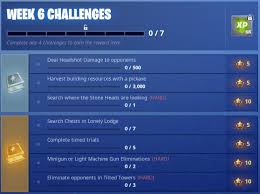 These challenges hint at the cars being introduced in the game fortnite is finally moving towards the end of season 3 as the water slowly recedes, new locations and points of interests are revealed. Fortnite News On Twitter Fortnite Season 5 Week 6 Challenges Are Now Available