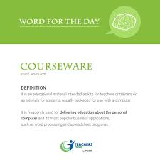 Word Of The Day Courseware Word Of The Day Words Learning Ability