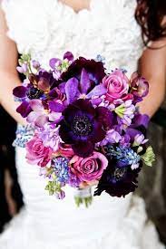 Dark Purple Fall Wedding Bouquet Http Www Himisspuff Com Fall Wedding Bouquets For Autumn Bri Purple Wedding Bouquets Purple Wedding Flowers Purple Wedding