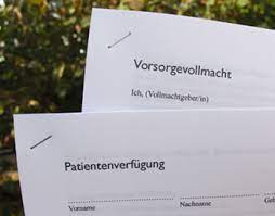 Oder ich besitze eine betreuungsverfügung. Neue Formulare Fur Patientenverfugung Und Vollmacht Hospiz Und Palliativ Verein Gutersloh E V