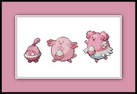 Free Chansey Cross Stitch Pattern Happiny Blissey