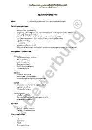 Check spelling or type a new query. Beispiele Und Muster Fur Ein Qualifikationsprofil