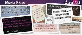 Profile for Munia Khan Quotes