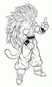 Goku and vegeta super saiyan 4 coloring book pages dragon ball z. Dragon Ball Z Bardock Drawing Shefalitayal