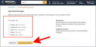 Amazon auf deutsch