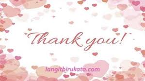 Darling, dear sayang (nya) it is a pity alangkah sayangnya! 35 Ucapan Terima Kasih Bahasa Inggris Untuk Pujaan Hati Langitbirukata Com