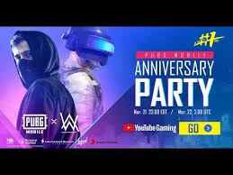 Pubg Mobile 1st Anniversary Party Youtube Anniversary Parties Party Suggestions 1st Anniversary
