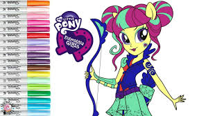 Visit to explore the beautiful world of my little pony girls. My Little Pony Equestria Girls Coloring Book Sour Sweet Friendship Games Mlpeq Sprinkled Donuts Youtube