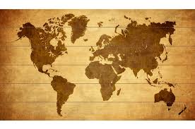 Poster, papier cadeau, une belle carte du monde photos, texture vintage wall mural • pixers® we. Carte Du Monde Sur Bois Vintage Pins Et Marteau Gratuits Woodmap