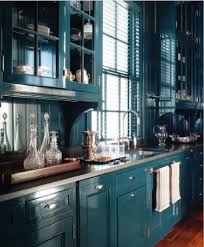 Teal Kitchen Walls Cabinets Way Too Much Teal But I Like The Color For The Cabinets Teal Kitchen Cabinets Blue Kitchen Cabinets Teal Kitchen