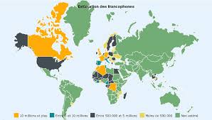 Drapeau officiel des sommets francophones. Cartographie Numerique Les Visions Multiples De La Francophonie A Travers Les Cartes