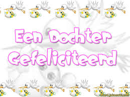 Jakosawi E Cards Dochter Felicitatie