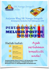 7.1.2melukis poster ( tahap 2). Pertandingan Melukis Poster Sempena Sambutan Hari Kemerdekaan 2015 Sk Nanga Kota