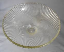 1950s Vintage Holophane Swirled Ribbed Glass Ceiling Light Cover Shade In X Sold Gallery
