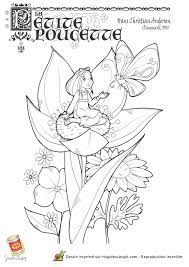 coloriage la petite poucette page 8 sur 13 hugolescargot com pages de disney le petit poucet abeille maja