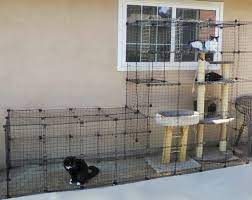 Wildlife netting typically comes in rolls that measure around 7 feet tall by 100 feet long. Do It Yourself Cat Enclosure Catioblog