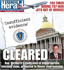 Dedham politician cleared of harassment claims