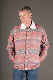 Mens Winter Pink Aztec Wool Jacket Winter Coat Shearling Etsy Uk