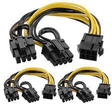 Question after setting the power limit to 125%, the graphics card only shows an image if it is operated without an additional pci cable ? Amazon Com 6 Pin To Dual Pcie 8 Pin 6 2 Graphics Card Pci Express Power Adapter Gpu Vga Y Splitter Extension Cable Mining Video Card Power Cable 9 Inches 3 Pack Electronics