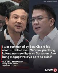 While we were drinking wine... [Escudero] told me, "I already know what you  guys are up to over there at DPWH. I'm okay with it, just tell (Secretary  Bonoan) to give me
