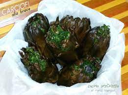 Carciofi Alla Brace Cacocciuli Arrustuti Cucina Prediletta Ricetta Ricette Carciofi Ricette Con Carciofi