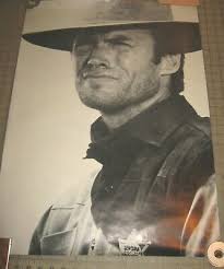 (page 1 of 2) archived; Clint Eastwood Spaghetti Westerns Deputy Marshall B W 20 X 28 Photo Poster Ebay