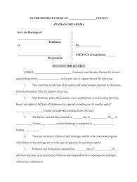 Find information about ending a marriage or registered domestic partnership. Ok Petition For Divorce Complete Legal Document Online Us Legal Forms