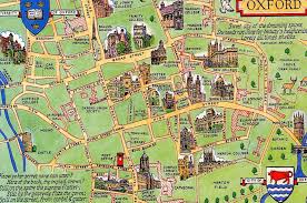 Coloured Map Sehenswurdigkeiten Postkarten