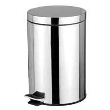 Home Basics Round Waste Bin Home Basics Trash Can