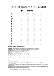 Whether it's a quiet game for two or the centerpiece of a big party, you'll be able to track who's ahead with this scoresheet for dominoes. Poker Run Score Sheet Template Printable Pdf Download