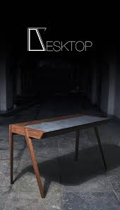 Industrial wood and steel computer desk. Desktop On Behance