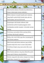 Latihan Reka Bentuk Makanan Worksheet