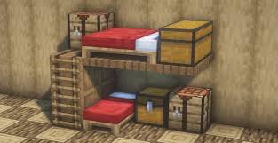 In this video i'll show you how to build a loft bed. How To Build A Simple Bunk Bed In Minecraft