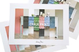 annie sloan chalk paint color card