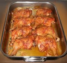 Nici macar de condimente speciale. Pulpe De Pui Cu Vin Si Usturoi La Cuptor BunÄtÄÈi Din BucÄtÄria GicuÈei