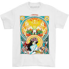 Rockabilia Converge Mens Florian White T Shirt White