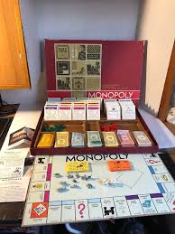Vintage Monopoly Red Box Game Complete 1964 W Plastic Wood Grain Bankers Tray Toys Hobbies Games Board Traditional Games Juegos De Mesa Juegos Mesas