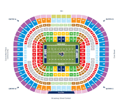 Rams Tickets Seating Chart World Of Reference