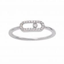 As a child, she grew up among diamonds while her father. Messika White Gold Move Uno Pave Ring Uncover A Chic Elegance With This Move Uno Ring Made Of 18kt White Gold And 0 09ct Of Diamond Pave Ring Rings White Gold