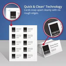 Avery | labels, cards, dividers, office supplies & more. Avery Business Card Starter Kit 250gsm Glossy 80 Pack Officeworks