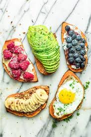 15 Healthy Breakfast Ideas Sweet Potato Toast Sweet Potato Slices Breakfast Toast