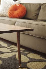 The white lack coffee table from ikea was just. Diy Mid Century Modern Coffee Table Jamie Bartlett Design