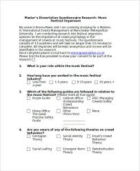 Primary, secondary, and tertiary sources, and gray literature. Free 4 Dissertation Questionnaire Examples Samples In Pdf Doc Examples