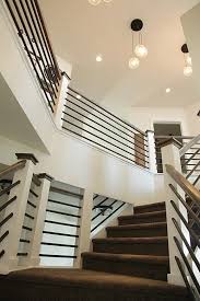 Find simple stair railing ideas and inspiration to add to your own home. Modern Farmhouse Home Tour With Household No 6 Modern Staircase House Stairs Interior Railings