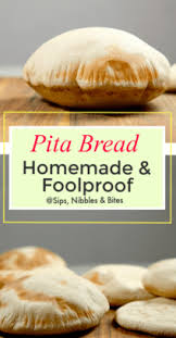 Homemade Pita Bread Sips Nibbles Bites Recipe In 2020 Bread Recipes Homemade Pita Bread Recipe Homemade Pita Bread