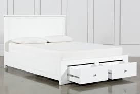 Solid, lots of storage, beautiful. Larkin White Full Storage 3 Piece Bedroom Set Living Spaces