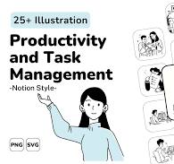 Productivity Notion Illustrations